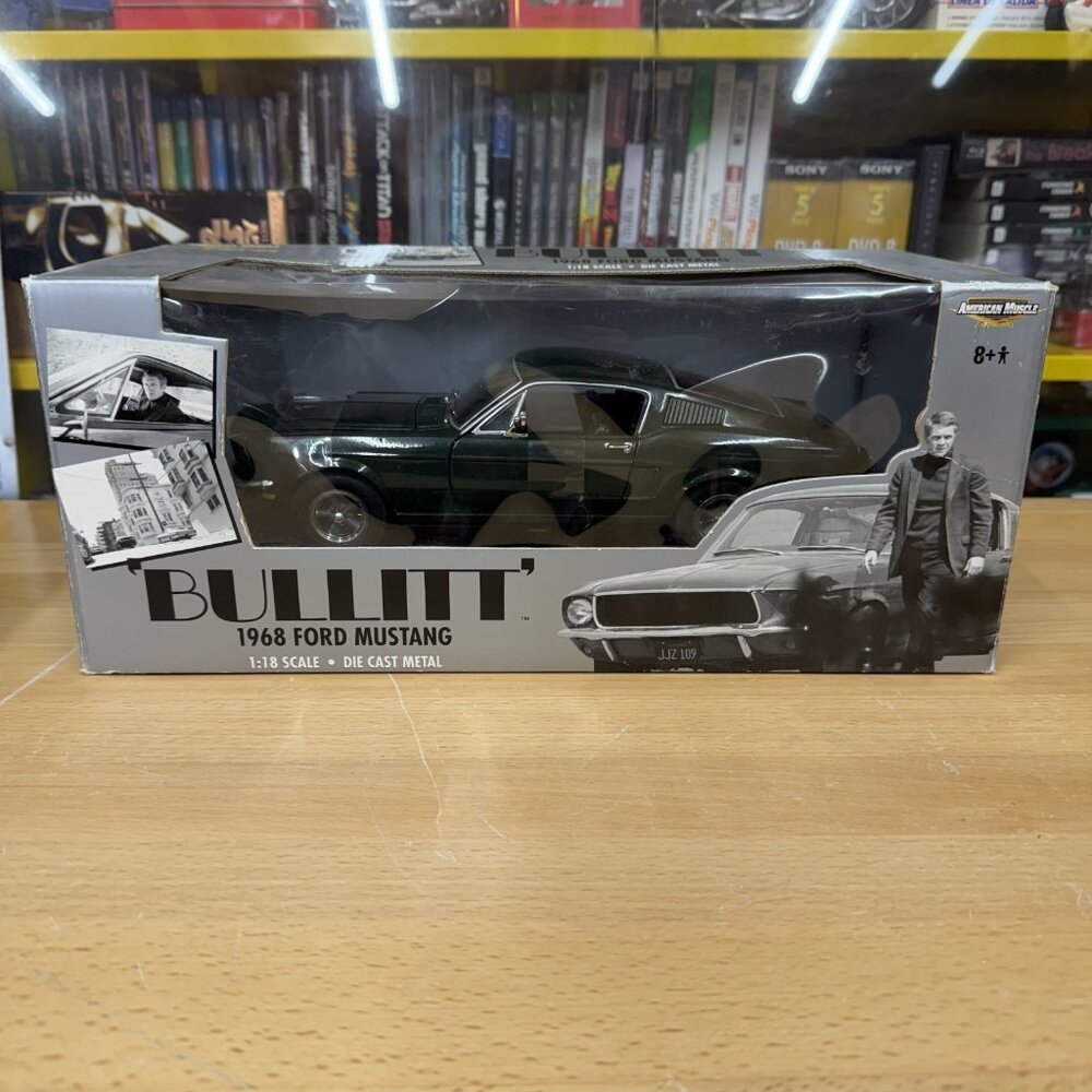 1968 Mustang Bullitt Green ERTL 1:18 Diecast Model Car